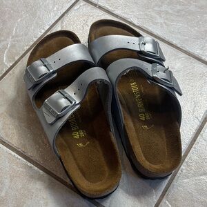 Birkenstock Women's Silver Sandals